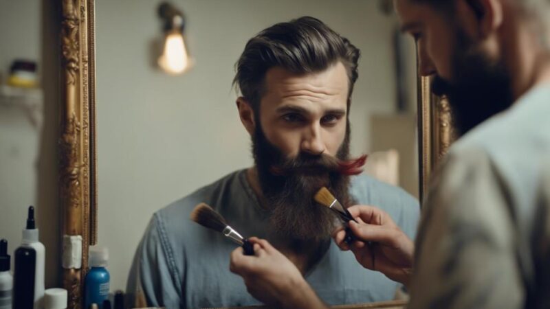 Die Kunst des Bartfärbens: Ein Schritt-für-Schritt-Leitfaden für Anfänger