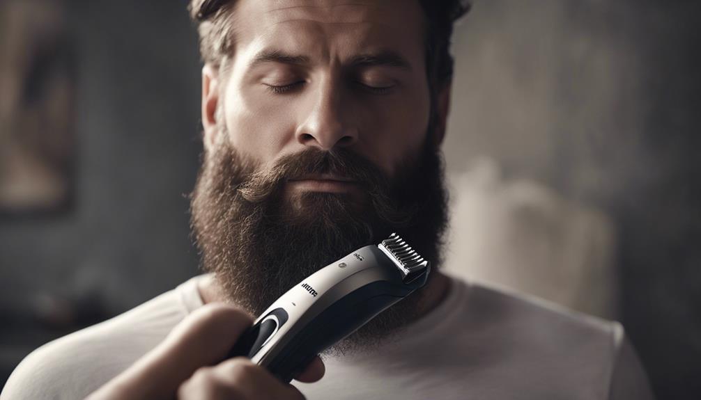 efficient self cleaning philips trimmer